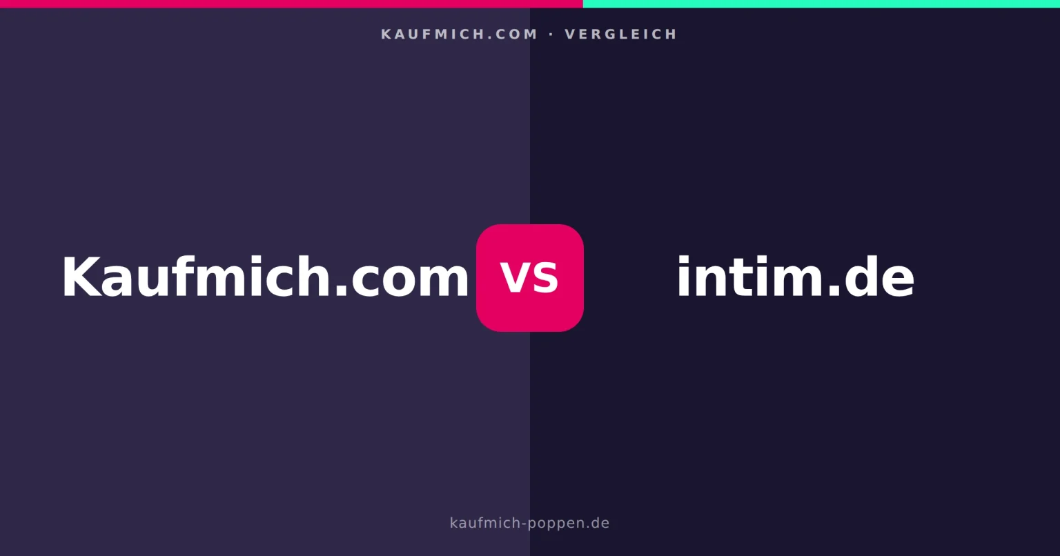 intim.de Vergleich: Kaufmich vs. intim.de bei Reichweite und Profilen